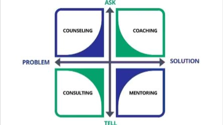 Die vier Kernbereiche im Coaching und die Rolle des Coaches