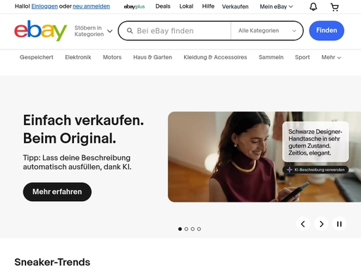 Elektronik, Autos, Mode, Sammlerstücke, Möbel und mehr Online-Shopping | eBay